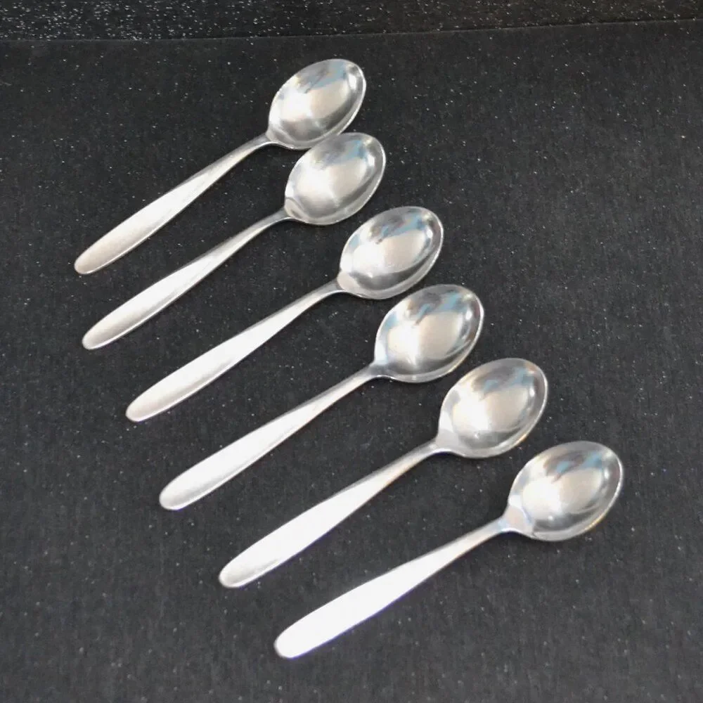 Vintage Empire Spoons Stainless  Set Of 6 Dining Flatware Table Setting